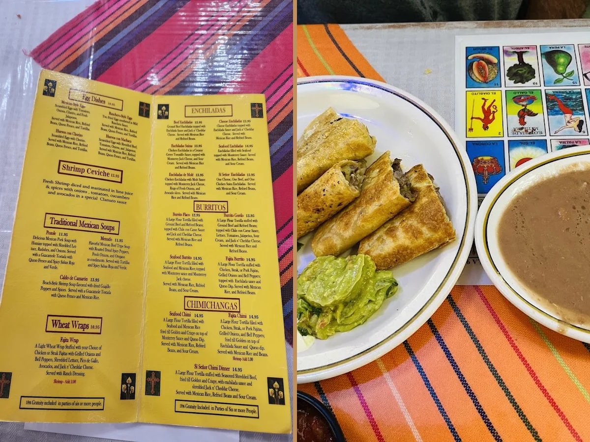Plates of tacos and quesadillas served together.