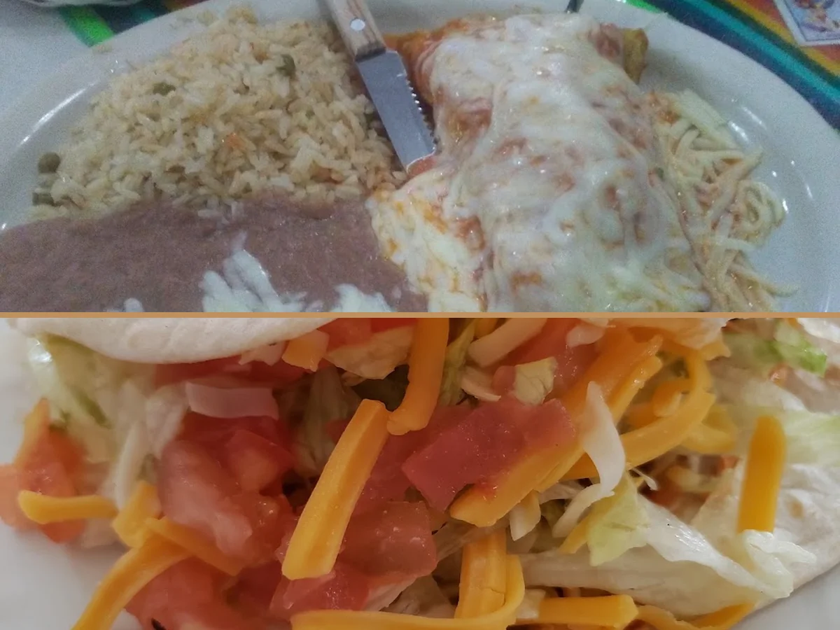A spread of salads, nachos, and appetizers.
